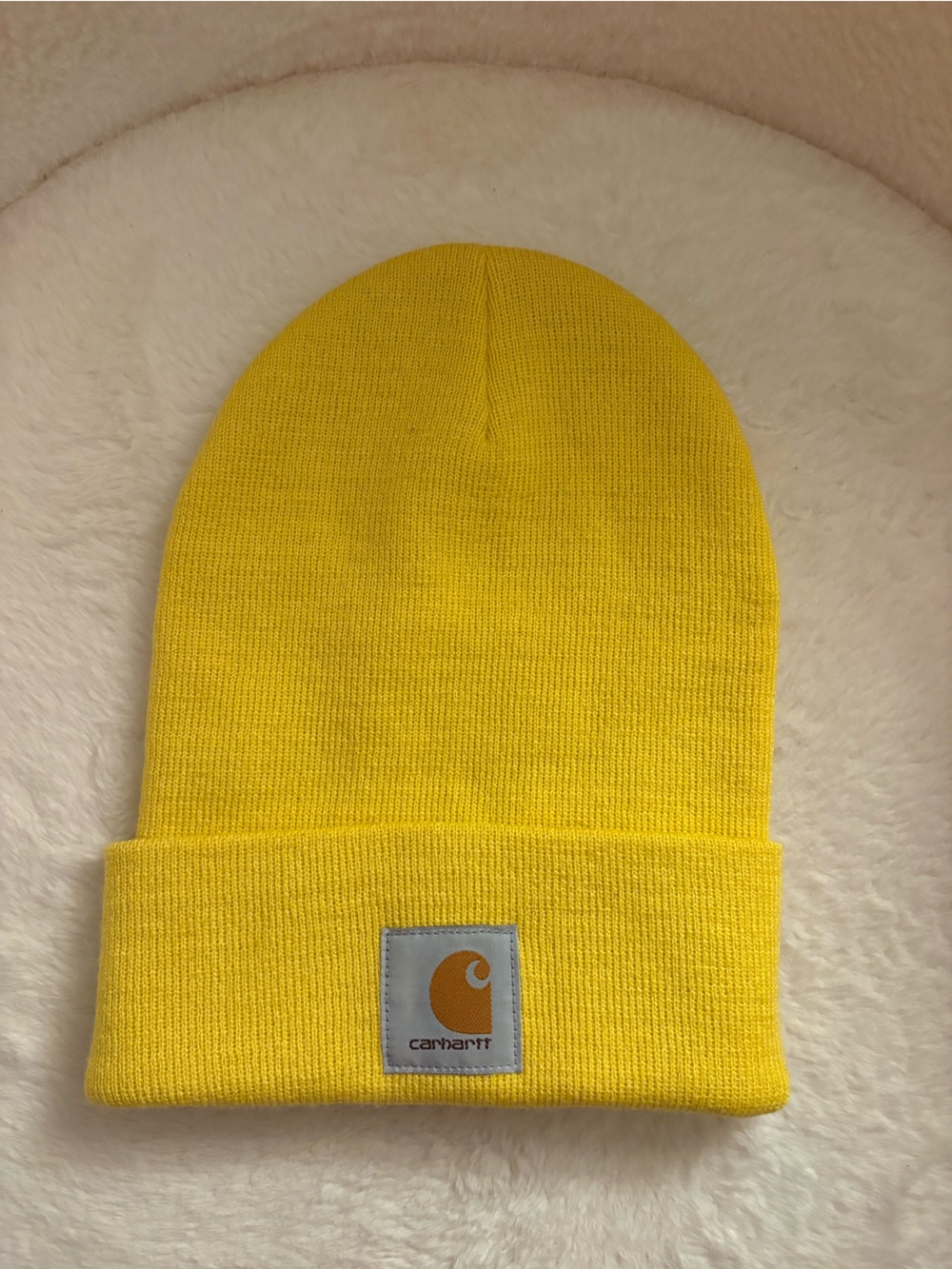 Carhartt yellow beanie